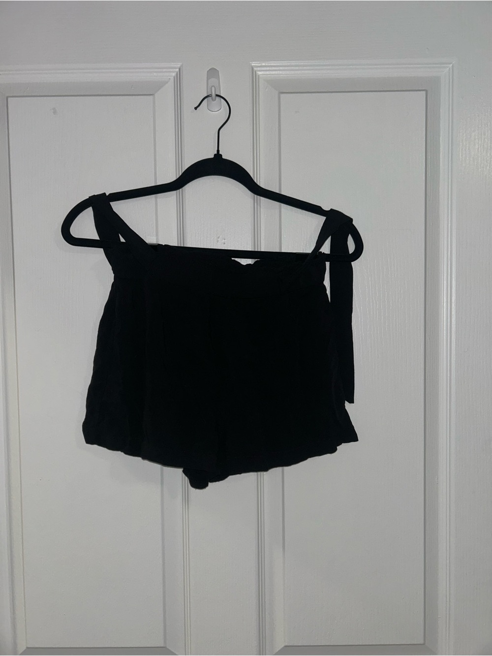 Women’s Black Tie Shorts